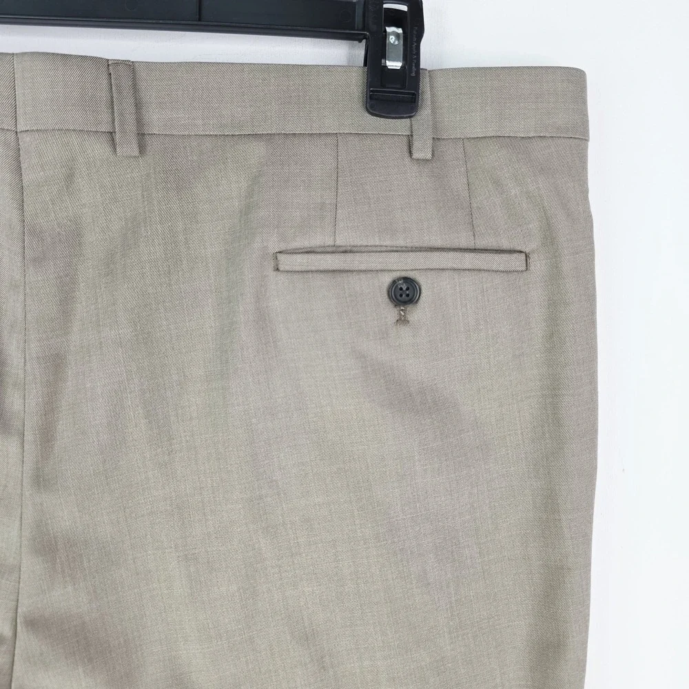 Lauren Ralph Lauren Mens 42X32 Tan Dress Pants Classic Fit Ultraflex Stretch NWT